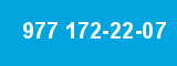 977 172-22-07 977 172-22-07